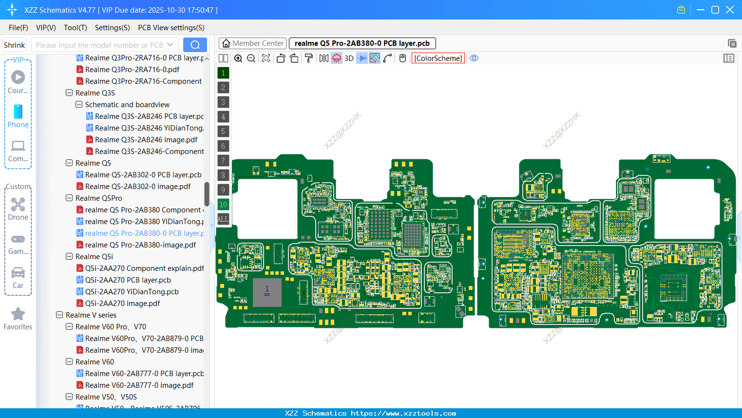Realme Q5 Pro-2AB380-0 PCB Layer